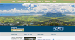 Desktop Screenshot of forteconsolidated.com.au